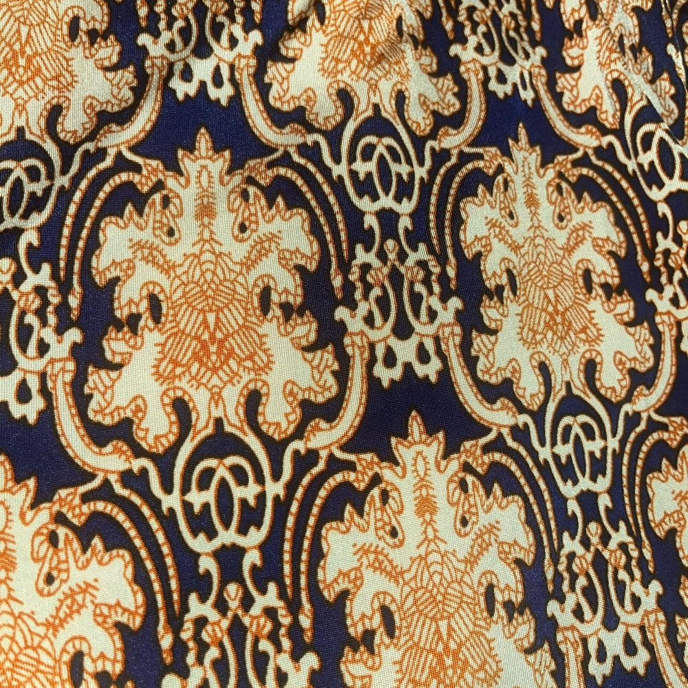 #888(S) Yoyo 5 Vintage Style Patterned Lounge Pants, stretchy & comfy - Picture 4 of 7